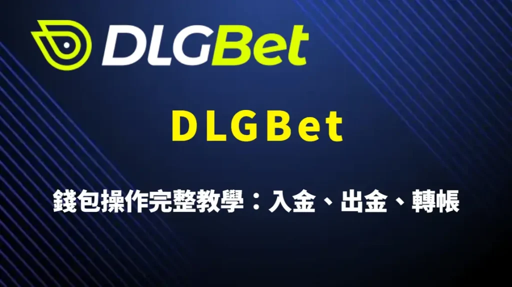 DLGBet 錢包操作完整教學：入金、出金、轉帳一次學會的新手到進階指南
